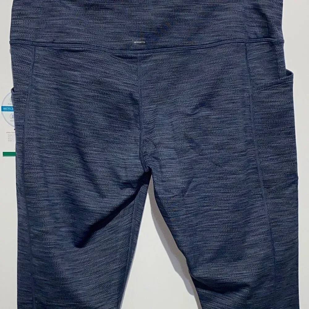 Mondetta Leggings Womens Small High Waisted Moisture Wicking Blue XL New - Picture 7 of 9
